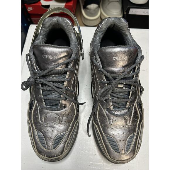 RARE Raf Simmons Cylon-21 Silver Size 43 EU/ 10 US Mens main image 4